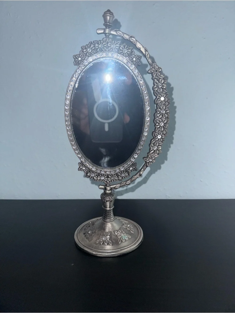 Vintage/Antique Ornate Tabletop Vanity Mirror 10
